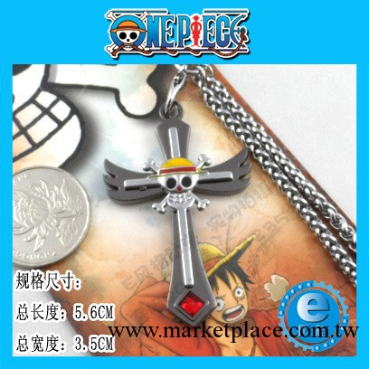 海賊王動漫周邊批發/路飛海賊十字架手機繩 羽型 JS-J02019 黑工廠,批發,進口,代購