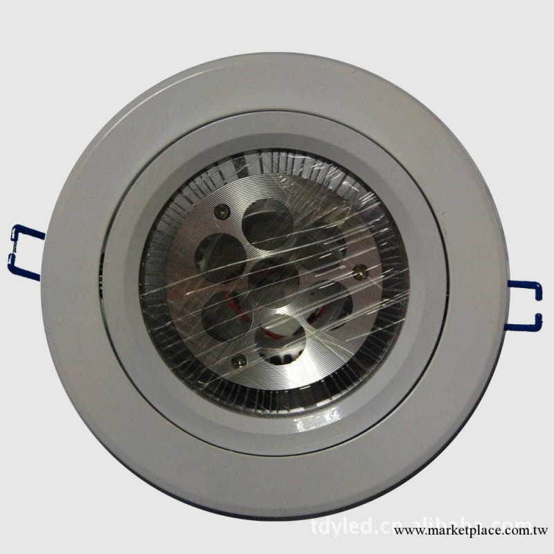 LED--高檔外環加中環單顆透鏡AR111射燈外殼7W 型號-新款價格面議批發・進口・工廠・代買・代購