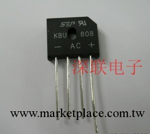 SEP整流橋 扁橋 方橋 KBU808 8A800V 現貨供應工廠,批發,進口,代購