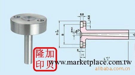 SKD11 A型灌嘴 SKD61無斜度一段式圓形銷工廠,批發,進口,代購