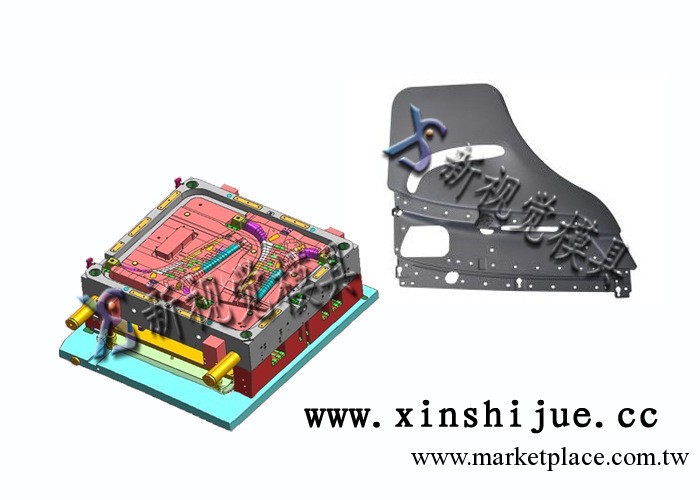 供應優質汽車門板模具 車門塑料模具 高檔註塑車門模具工廠,批發,進口,代購