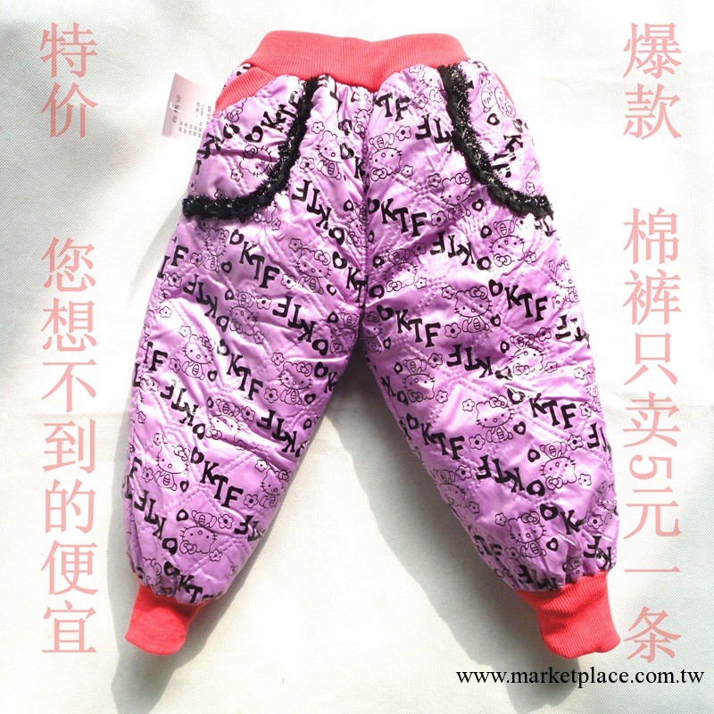 廠傢直銷  超低價童裝  加厚加絨棉褲  童褲 低價跑量款女童長褲工廠,批發,進口,代購