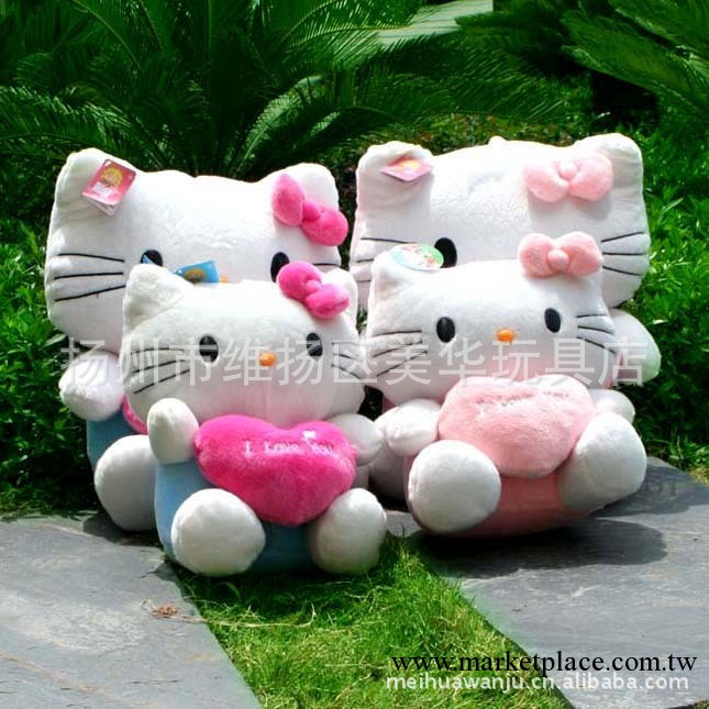 毛絨玩具 正品hello kitty娃娃公仔 凱蒂貓抱枕工廠,批發,進口,代購