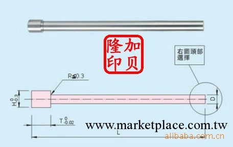 SKD61直式銷SKH51扁梢SKS3導位定位塊（工廠,批發,進口,代購