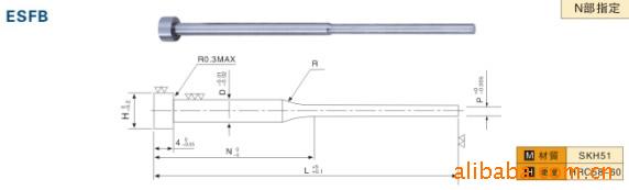 供應高精密模具配件―SKH51頂針工廠,批發,進口,代購