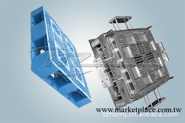 臺州雙面網格托盤註塑模具 托盤模具工廠,批發,進口,代購