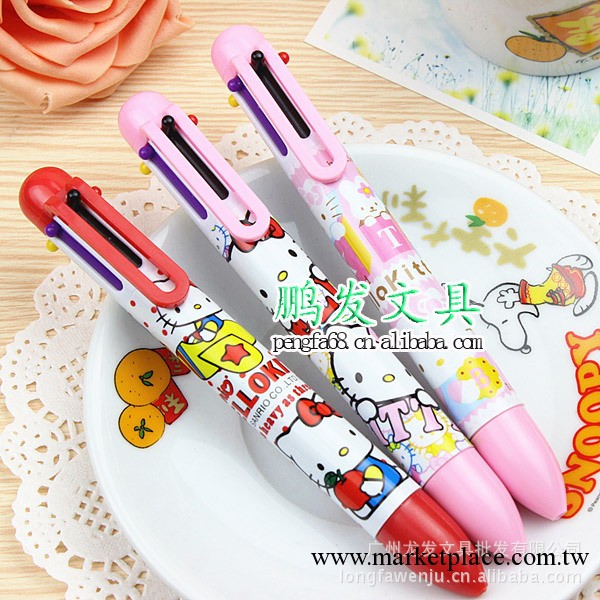 供應HELLO KITTY六色圓珠筆  010工廠,批發,進口,代購