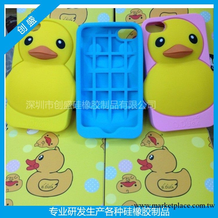 供應最新款式小黃鴨手機套 矽膠手機套定制廠傢工廠,批發,進口,代購