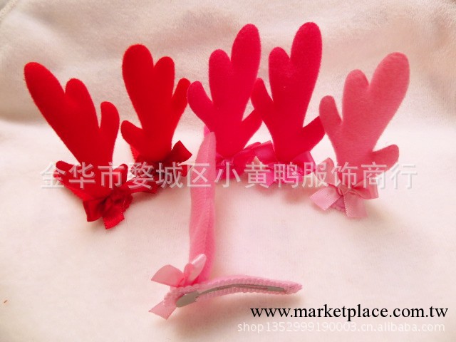 批發韓版頭飾品 兒童兔子耳朵 寶寶小兔子耳朵夾子 女童頭花發夾工廠,批發,進口,代購