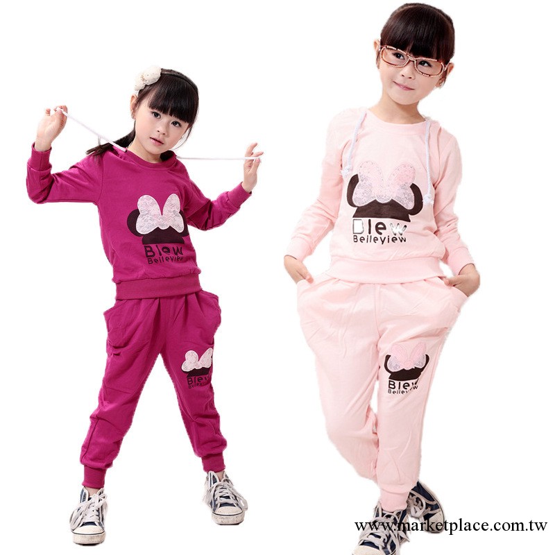 秋款童裝 2013新款兒童套裝 韓版女童套裝秋寶寶運動套裝 童套裝工廠,批發,進口,代購
