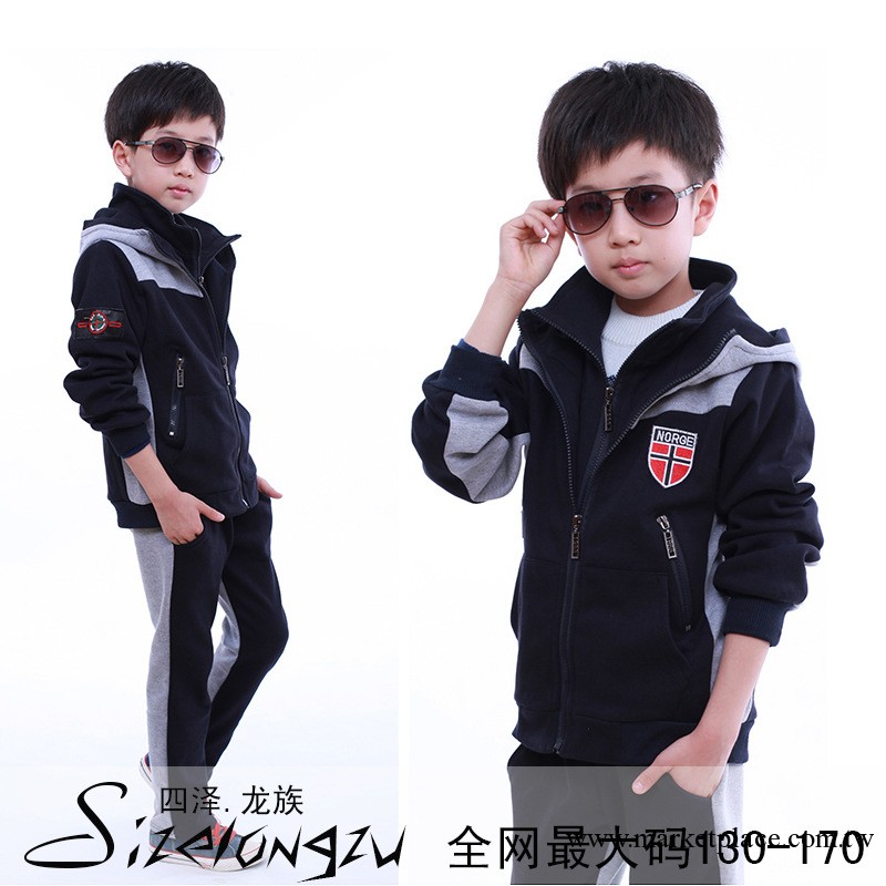 2013新款童套裝 中大童男童韓版二件套裝 秋款兒童大衛衣兩件套裝工廠,批發,進口,代購