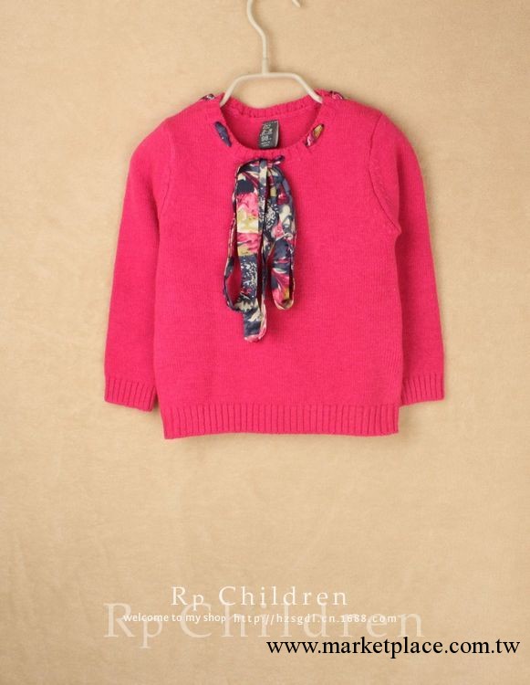 外貿品質 女童毛衣領結款 外貿童裝批發C0139013-2工廠,批發,進口,代購