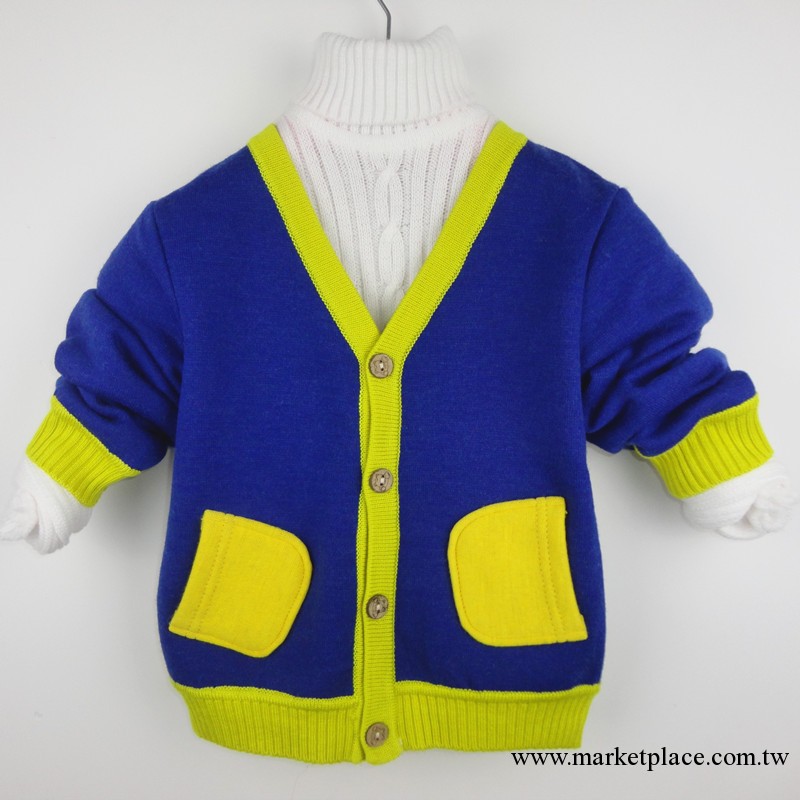 韓版糖果色品牌加絨童毛衣 2013新品時尚男童毛衣低價批發工廠,批發,進口,代購