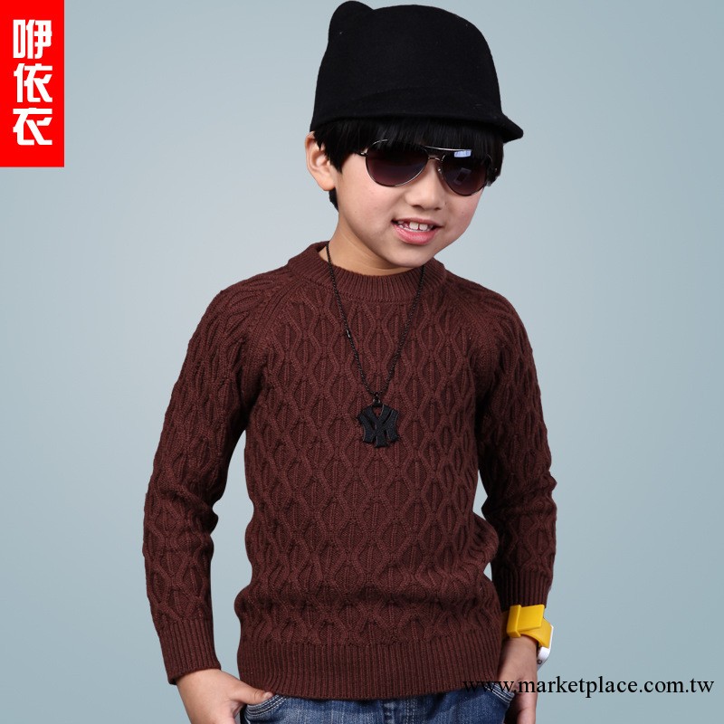2013春裝新款 童裝男童羊毛衫 中大童兒童圓領毛衣 寶寶針織衫工廠,批發,進口,代購