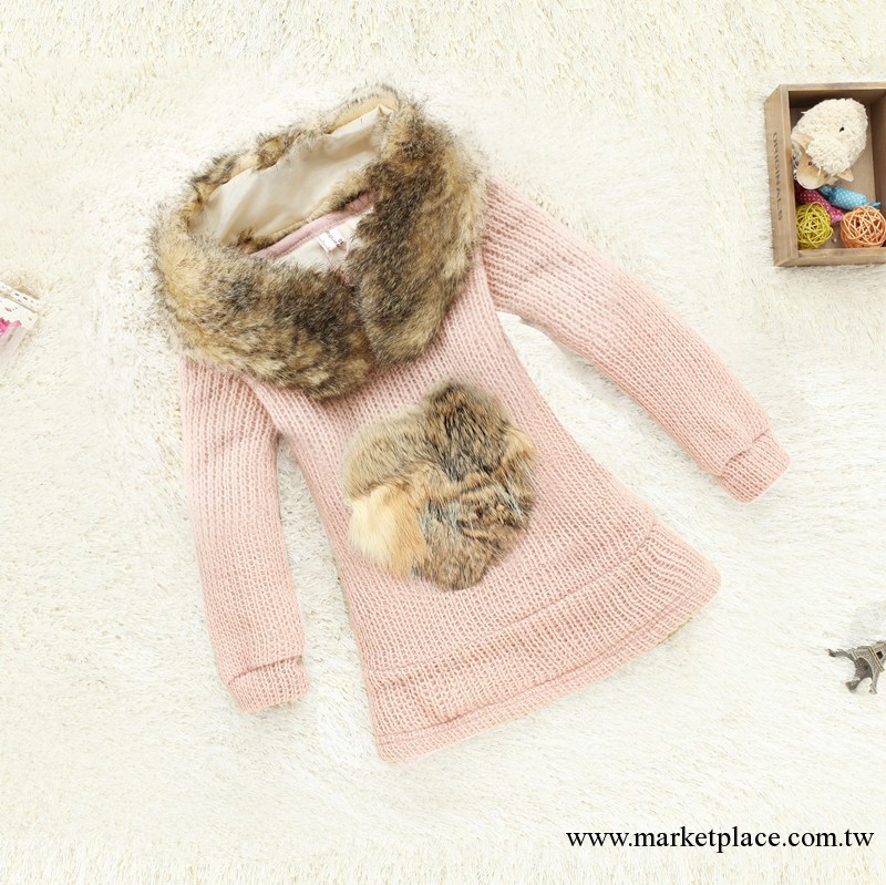 2013新款童裝批發 韓版冬季女童愛心針織毛衣 打底衫 廠傢直銷工廠,批發,進口,代購