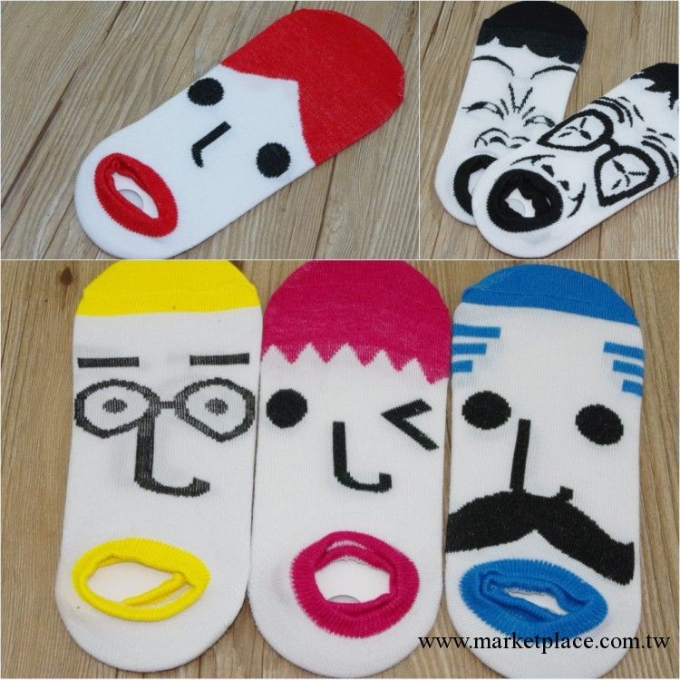 淘寶爆款 表情襪 日單 韓國襪子 地板襪 廠傢直銷 批發A028工廠,批發,進口,代購