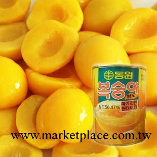 低價批發 出口韓國黃桃罐頭 425g 超好吃  韓文黃桃罐頭工廠,批發,進口,代購