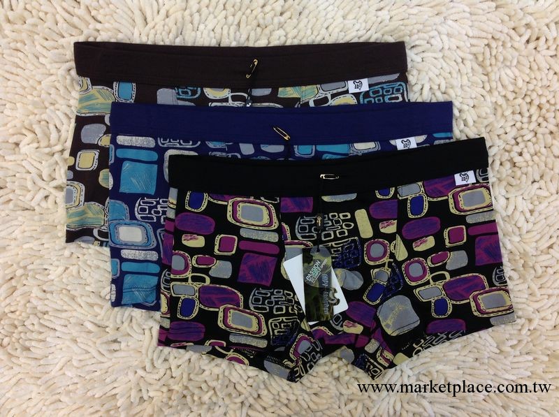【香港昭琦兒】新款男士內褲批發 朗奔男士時尚平角褲/廠傢直銷工廠,批發,進口,代購