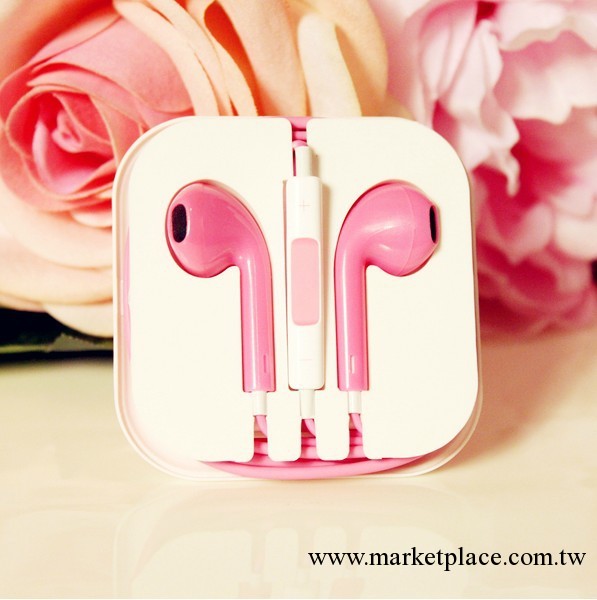 彩色 原裝品質蘋果耳機線控耳機 Apple EarPods iphone5耳機線工廠,批發,進口,代購