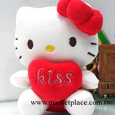 澳捷爾正版 Hello Kitty 抱心KT kt貓掛件包掛 毛絨玩具禮品工廠,批發,進口,代購