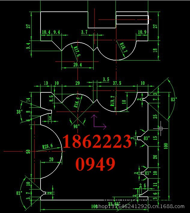 折彎機成型模具圖紙 模具圖紙 模具圖紙設計廠傢 模具生產廠傢工廠,批發,進口,代購