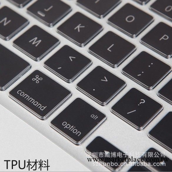 蘋果配件 TPU鍵盤膜 macbook pro13.3 15.4寸 鍵盤保護膜 高透型工廠,批發,進口,代購