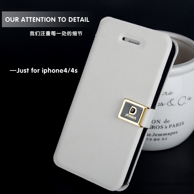 蘋果4手機殼iphone4s手機殼 正品 左右翻皮套 iphone4s保護套新款工廠,批發,進口,代購