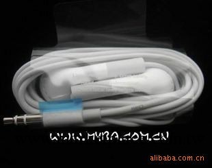 新款蘋果4代IPOD耳機 09年3月出廠 四代新插頭耳機工廠,批發,進口,代購