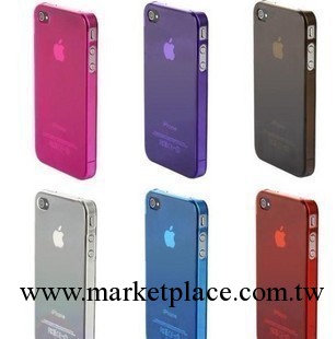 批發iPhone4/ iphone4s手機殼 蘋果4保護套 超薄透明磨砂外殼工廠,批發,進口,代購