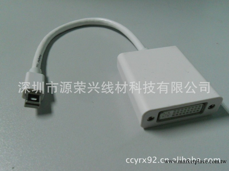mini DP線，蘋果Mini DisplayPort to DVI mini display轉DVI線工廠,批發,進口,代購