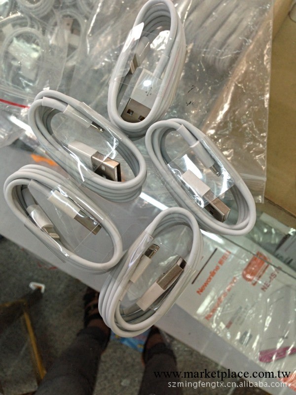 專業批發蘋果iphone5 蘋果5代數據線 閃電數據線Lighting 4代蘋果工廠,批發,進口,代購