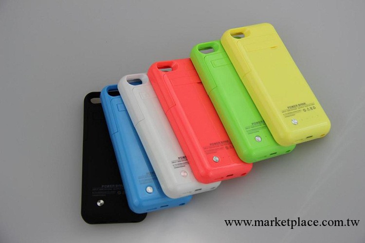 iphone5c 蘋果5/5S 超薄背夾電池 充電外殼套 便攜充電寶移動電源工廠,批發,進口,代購