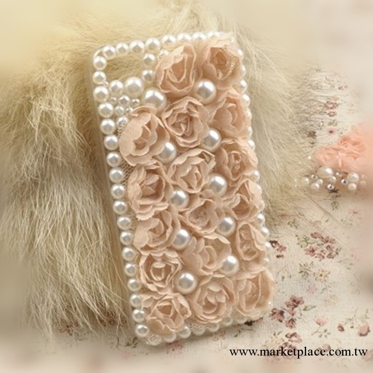 iphone5s手機殼 蘋果4s手機套 蘋果5新款蕾絲花朵 DIY水鉆殼批發工廠,批發,進口,代購
