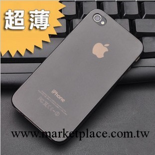 超薄 iphone5手機殼 蘋果4保護殼 磨砂透明背殼 iphone4s手機套工廠,批發,進口,代購