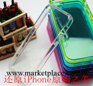 蘋果iphone5透明手機保護殼、保護套 高光透明TPU清水套、軟膠套工廠,批發,進口,代購