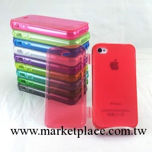 蘋果iPhone4sTPU左右翻蓋 雙面透明 tpu翻蓋手機套 tpu翻蓋手機殼工廠,批發,進口,代購