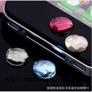 蘋果閃鉆手機Home鍵水晶按鍵貼 iphone4 4s 超閃鉆石水鉆保護貼工廠,批發,進口,代購