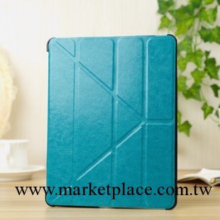 新品 變形金剛蘋果new ipad2/3/4瘋馬紋 超薄休眠4折疊支架保護殼工廠,批發,進口,代購