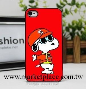 彩繪手機殼 iphone4史努比卡通殼 蘋果5代保護殼工廠,批發,進口,代購