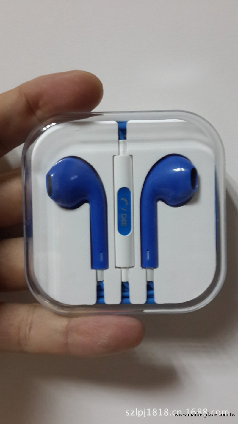 蘋果5彩色PG耳機 5代普通帶嘜彩色耳機 iphone5彩色普通耳機工廠,批發,進口,代購
