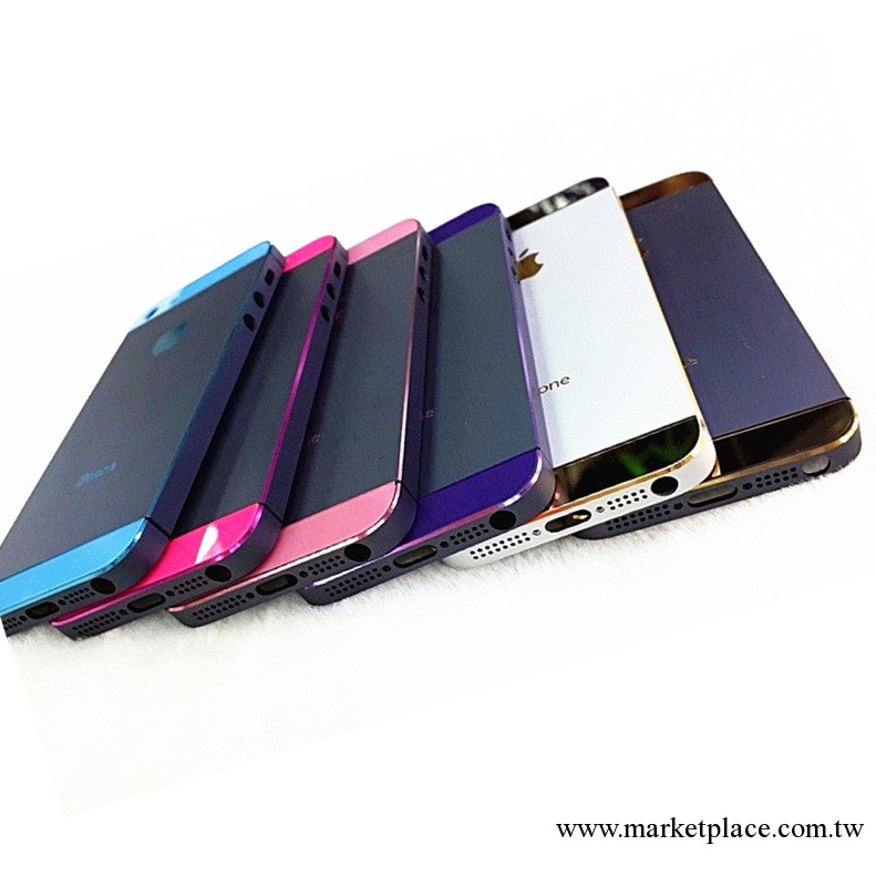 廠傢直供5代 iphone5S總成中框後蓋 彩色後蓋 蘋果5代後蓋工廠,批發,進口,代購