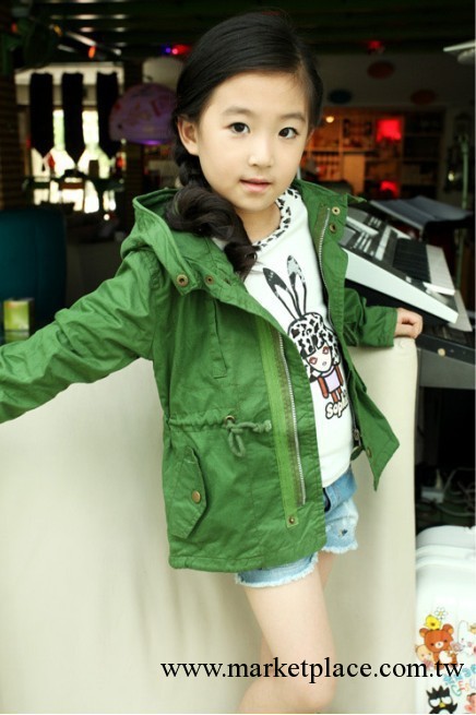 韓版風衣 秋款時尚女童風衣 超級爆款風外套ys工廠,批發,進口,代購
