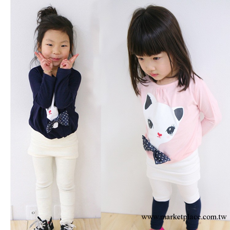 I U BABY2013時尚韓版新款女童打底衫全棉針織衫 童裝批發MT12043工廠,批發,進口,代購