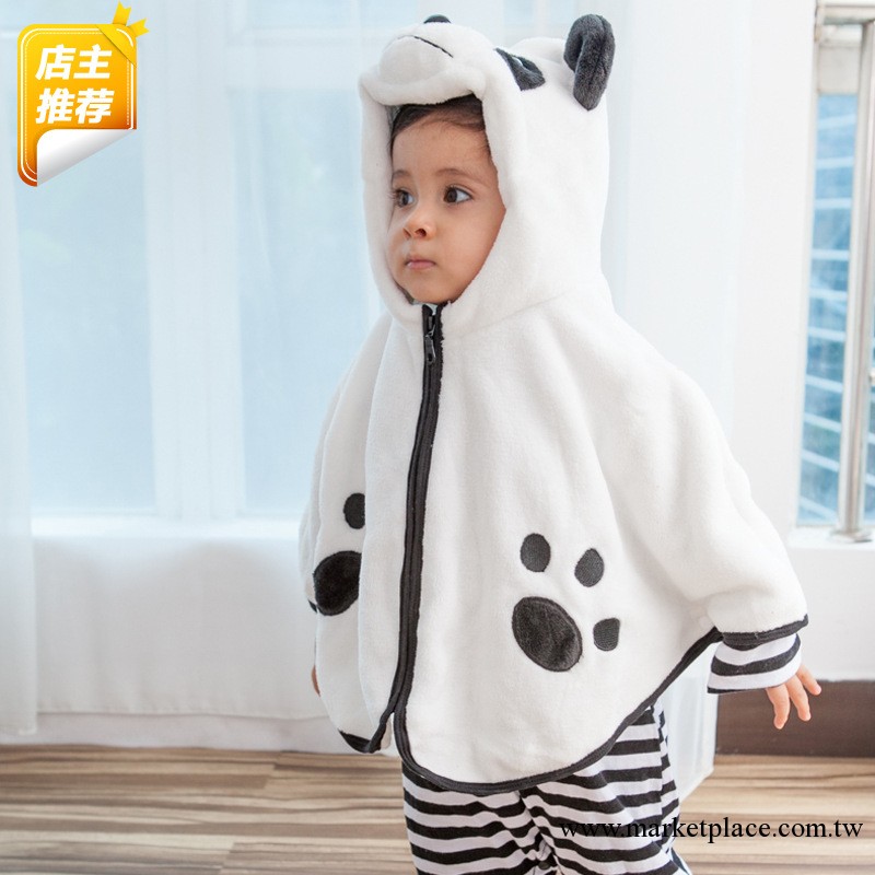 【夥拼】熱銷新款熊貓造型寶寶披風童外套批發 嬰幼兒童裝3020工廠,批發,進口,代購