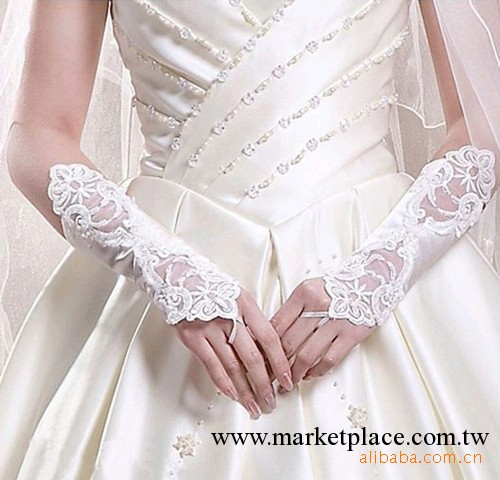 2012新款新娘婚紗手套蕾絲手套無指對花手襪特價s03工廠,批發,進口,代購