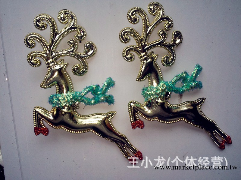 廠傢直銷 聖誕鹿 聖誕節裝飾品掛件 禮品 註塑加工工廠,批發,進口,代購