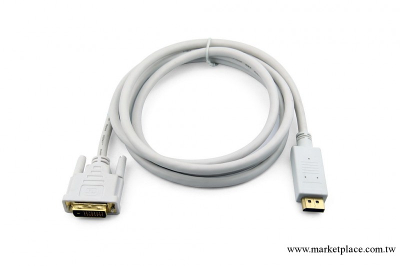 蘋果DP轉DVI轉接線 Apple DisplayPort轉DVI 1.8米 DP to DVI工廠,批發,進口,代購