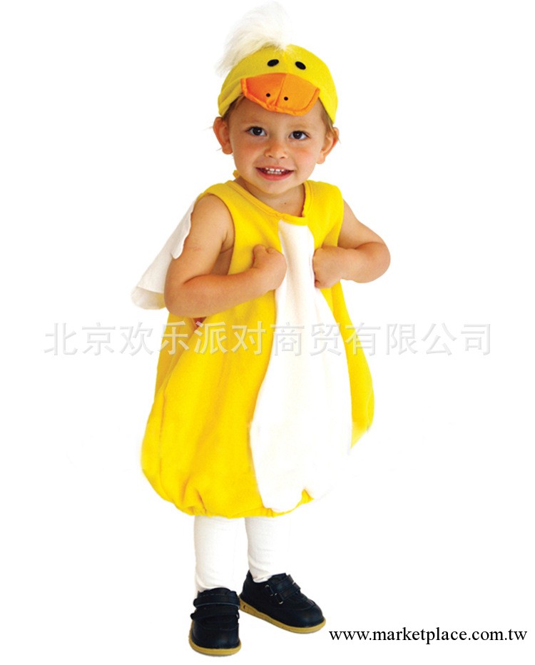 萬聖節服裝六一兒童節表演服裝 化妝舞會服裝 可愛小黃鴨子服裝工廠,批發,進口,代購