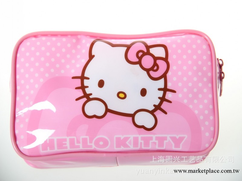 日本HELLO KITTY PU革時尚精美小外貿化妝包（上海工廠直接定制）工廠,批發,進口,代購