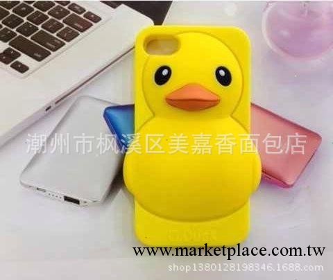 新款B.DUCK小黃鴨，蘋果iphone4矽膠保護殼工廠,批發,進口,代購
